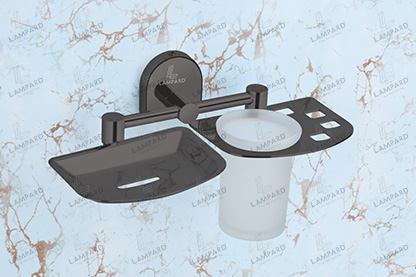 Soap Dish With Tumbler Holder