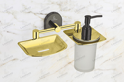 Soap Dish With Liquid Soap Dispenser