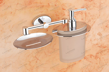 Soap Dish With Liquid Soap Dispenser