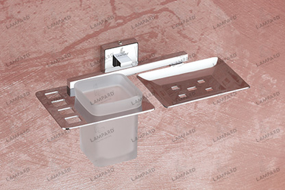 Soap Dish With Tumbler Holder